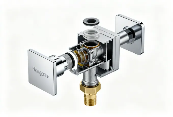 Hansgrohe iBox universal rough-in system technical diagram